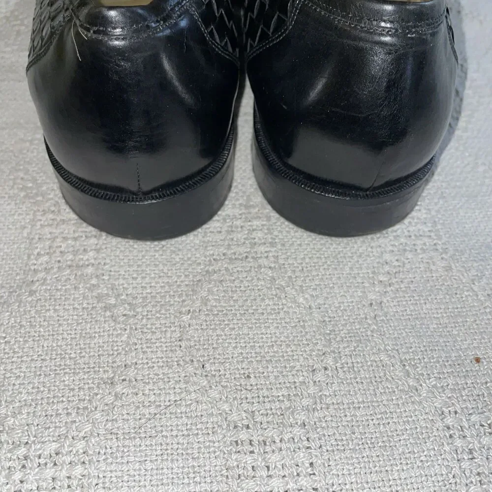 Johnston & Murphy Domani Men’s Dress Loafers Size 10.5 M Black Leather Business